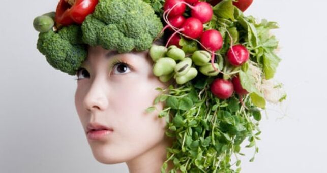 vegetables and herbs products in the Japanese diet for weight loss